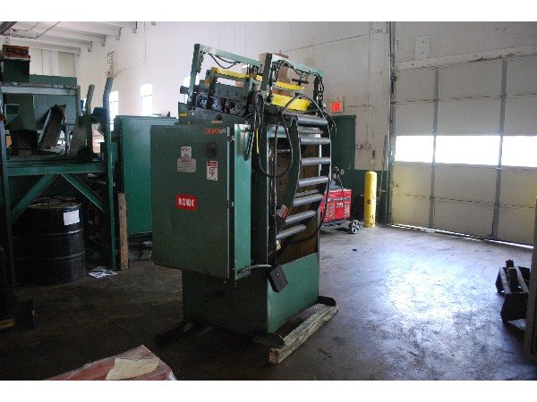 30" x .065" Rowe #B-30, Powered Coil Straightener, 7-roll, entry/exit pinch rolls - Image 2