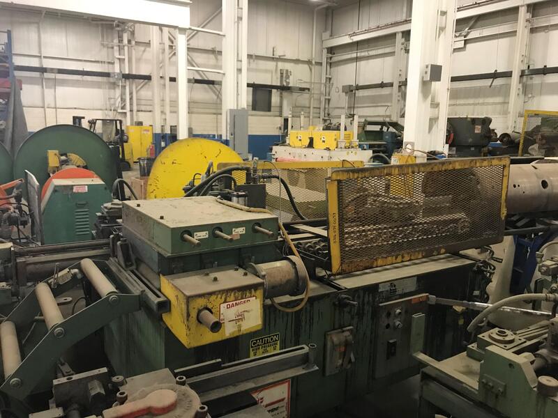 18" x .2" Coe Press Equipment #C400-1836, Air Feed Straightener Combination Press Feed, 4" bore, 36" stroke - Image 1
