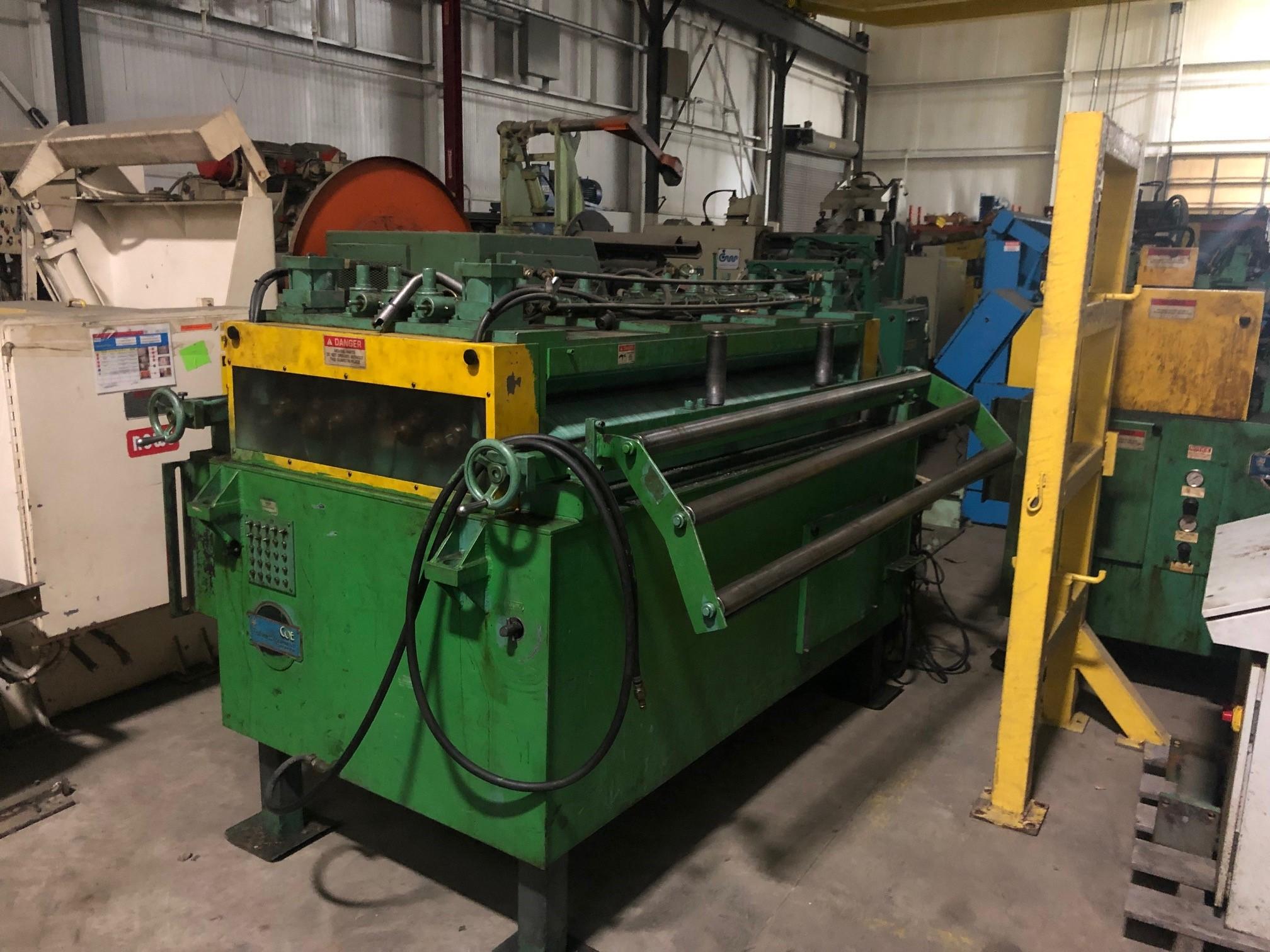 72" x .08" Coe Press Equipment #CPFS-305-72, Servo Roll Feed Straightener Combination Press Feed, 5" feed - Image 1