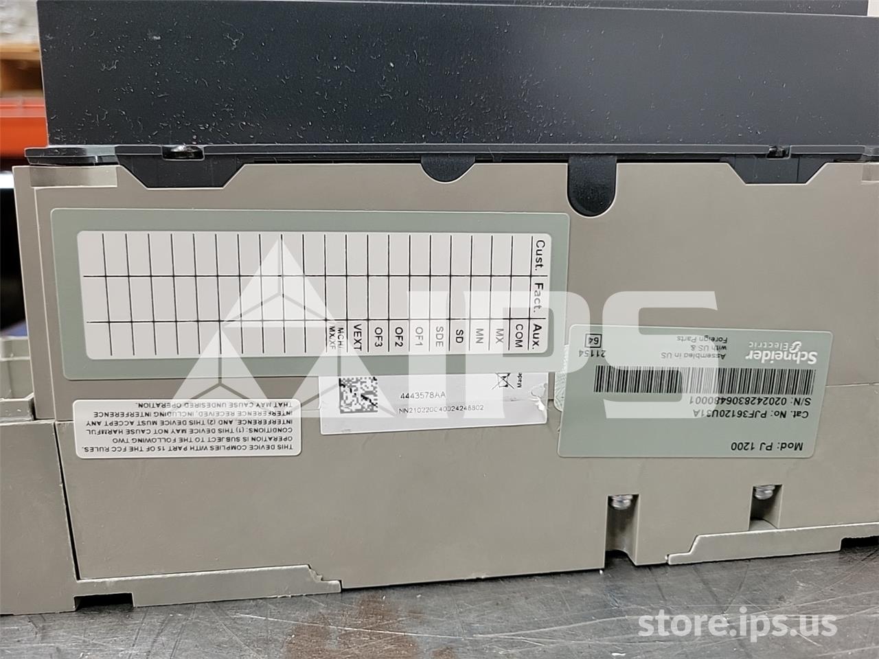 Square D Pjf Powerpact P-frame Mccb Unused Surplus Micrologic 3.0 Li, 1200 Amps Ampacity - Image 4