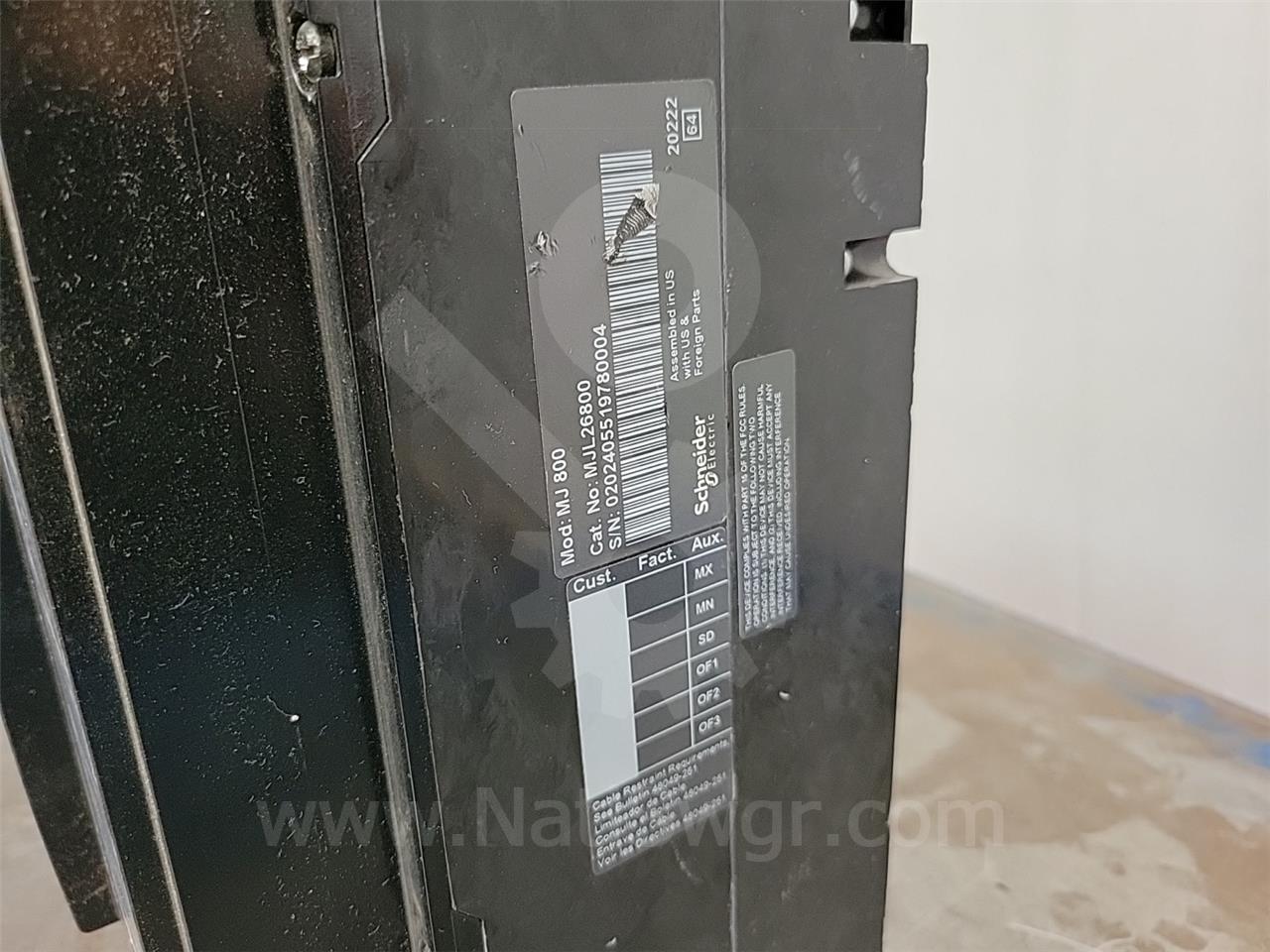Square D Mjl Powerpact M-frame Mccb 800 Amps Trip, Two Pole - Image 6