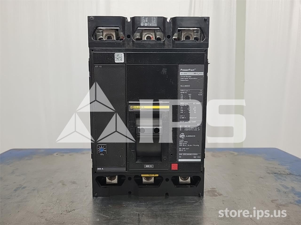 Square D Mjl Powerpact M-frame Mccb 800 Amps Trip - Image 1