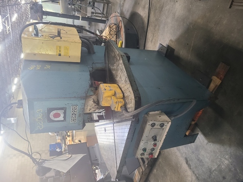 1/4" x 8-5/8" x 8-5/8" Amada #CSH-220, hydraulic notcher, 23 ton, 7/8" ram stroke, single/inch stroke - Image 2