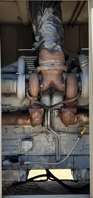 1000 KW Detroit #682FDR8080GGP416, diesel, enclosed, 277/480 Volts, 500 hours, #89265 - Image 3
