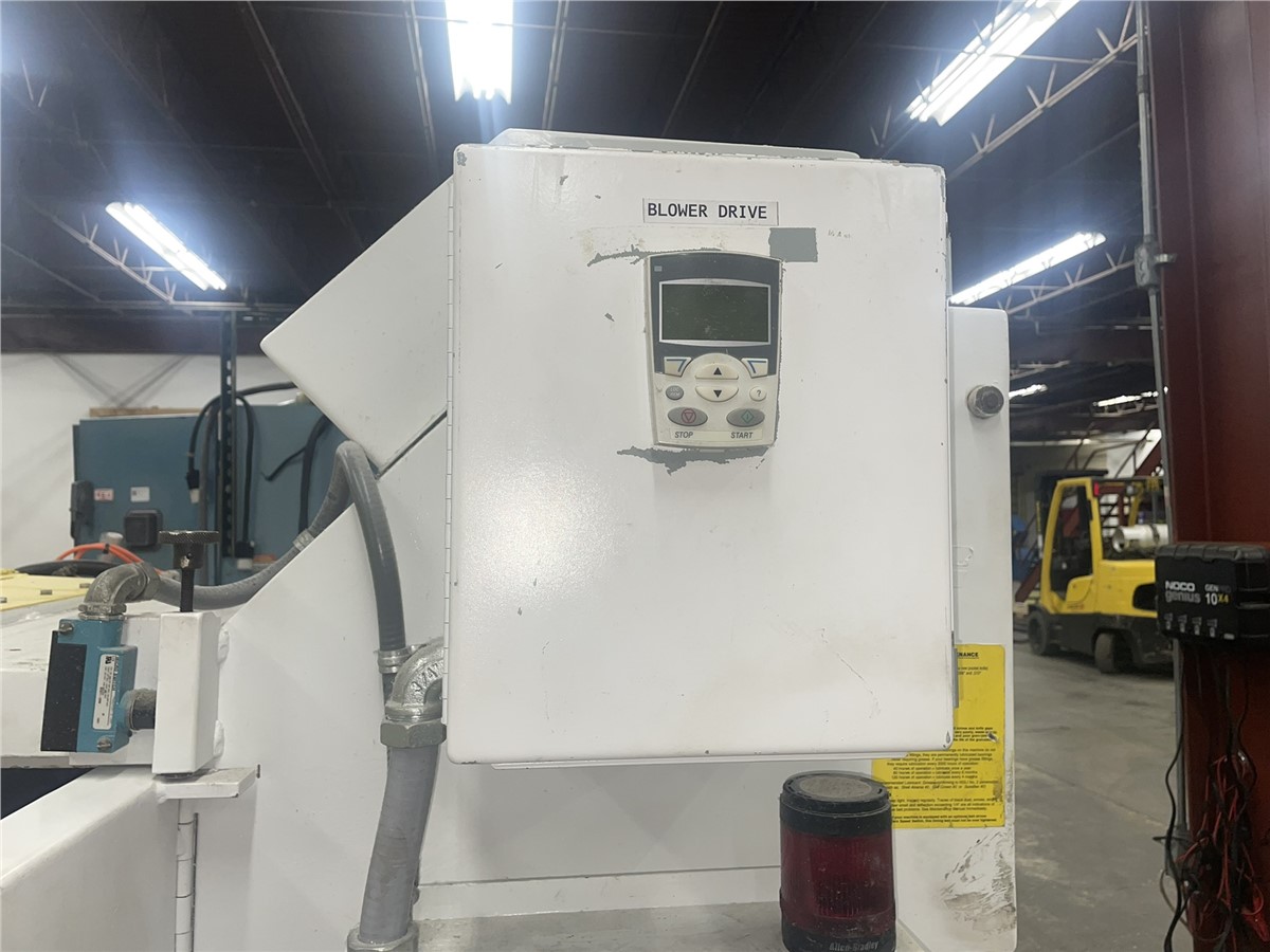 12" x 24" Granutec #TFG1224, pull roll granulator, 20 HP, 3 knife open rotor, 2 bed knives - Image 4