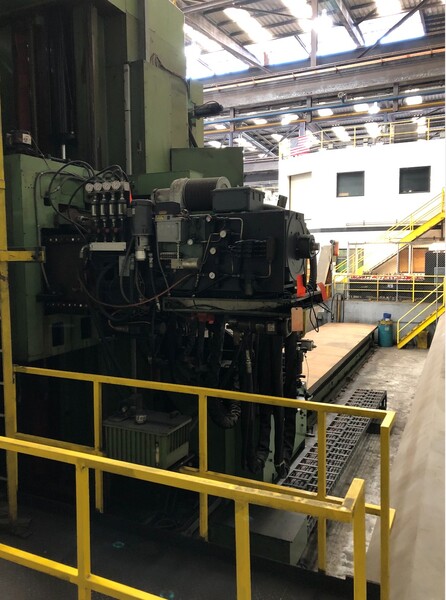 8" Droop & Rein, 40' X, 115" Y, 40" Z, 48" W,CNC 118" x149"r/tbl,angular milling attachment w/90 HP drive, 60 - Image 4