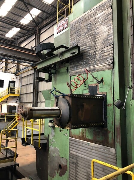 8" Droop & Rein, 40' X, 115" Y, 40" Z, 48" W,CNC 118" x149"r/tbl,angular milling attachment w/90 HP drive, 60 - Image 5