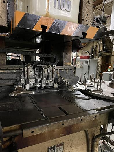 121 Ton, Aida #NC1-1100(2), single pt. gap frame press, 7.09" stroke, 35-70 SPM - Image 4