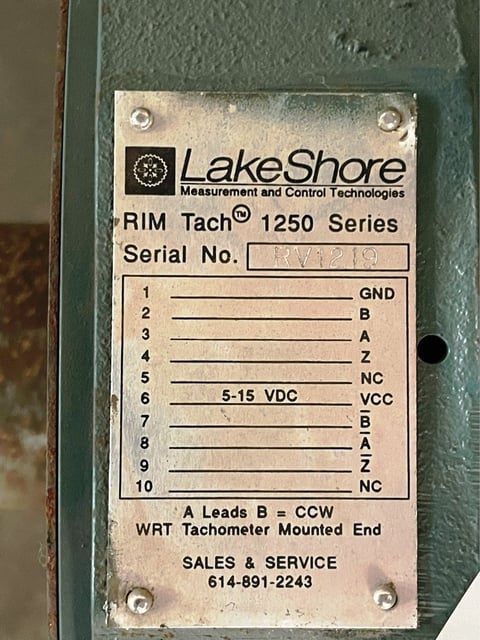150 HP 1800 RPM Reliance, Frame L4046, DPFVBB, 460 Volts, New Surplus - Image 5