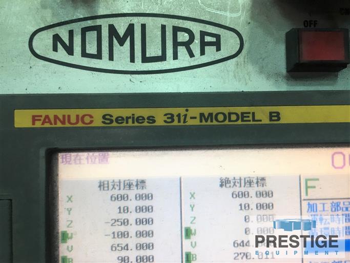 5.3" Nomura #HBN-135QF, X-244", Y-157", Z-27.5", W-13.7", Z & width Cmb. 41.3", 60 HP, Rotary, Fanuc 31-iMB - Image 8