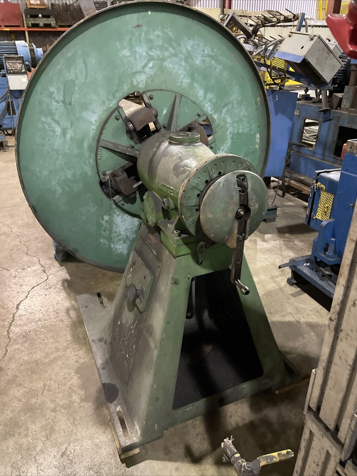 4000 lb. Littell coil reel, 12" width, 15"-20" ID, 48" outside dimensions, serial #S-8520-75 - Image 3