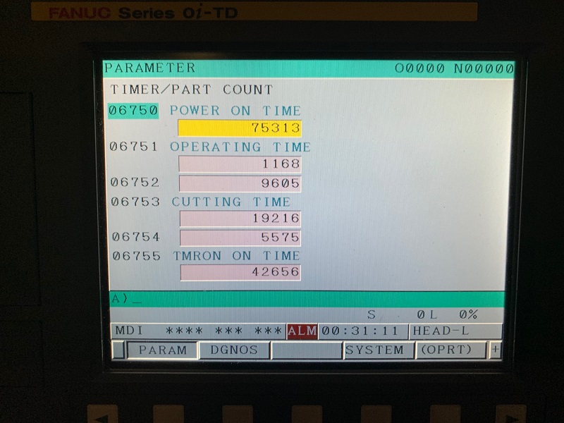 Takamaz #XW-130, Fanuc 0iTD, 8" chuck (2), 4000 RPM, 15 HP, 8 tools (2), 10 station stocker, part turnover - Image 5