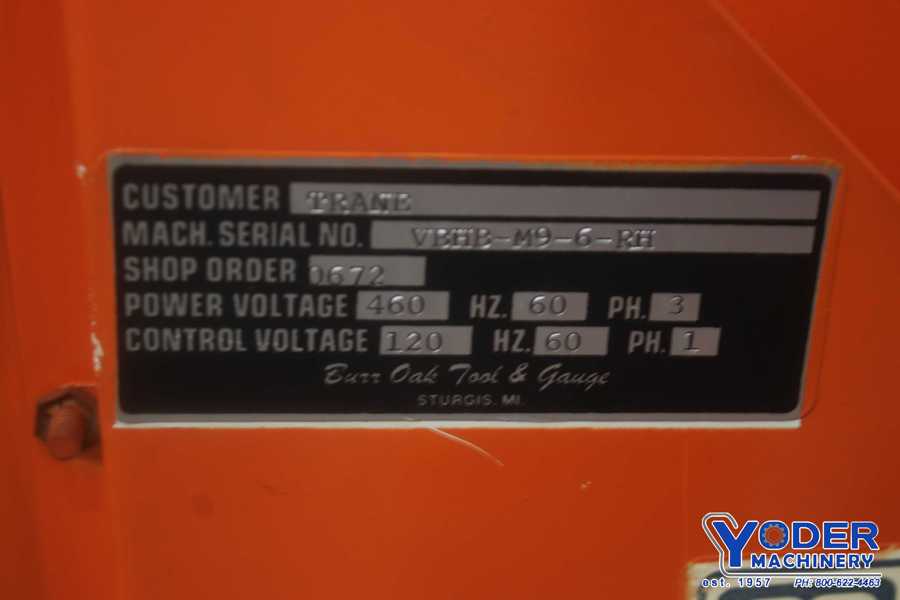 Burr Oak #VBHB, hairpin bender, straightener, bender, 171" max length, 1980, #75149 - Image 10