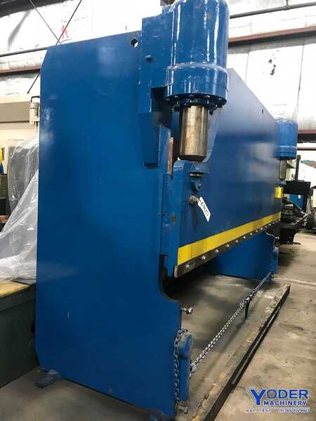165 Ton, Pacific #J165-14, hydraulic press brake, 14' overall, 150" between housing, 10" stroke, 7" throat - Image 1