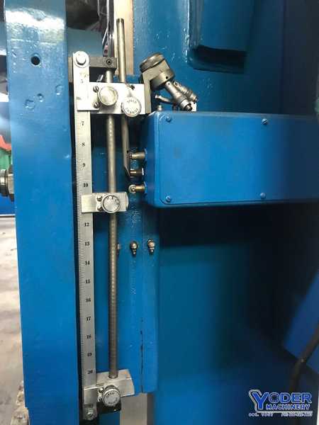 165 Ton, Pacific #J165-14, hydraulic press brake, 14' overall, 150" between housing, 10" stroke, 7" throat - Image 5
