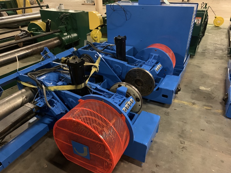 Jagenberg #SE-15, 87" shaftless floor pick up unwind stand, 60" OD, edge quide, 1998 - Image 3
