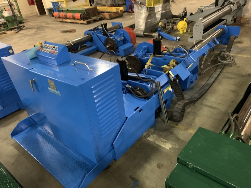 Jagenberg #SE-15, 87" shaftless floor pick up unwind stand, 60" OD, edge quide, 1998 - Image 7