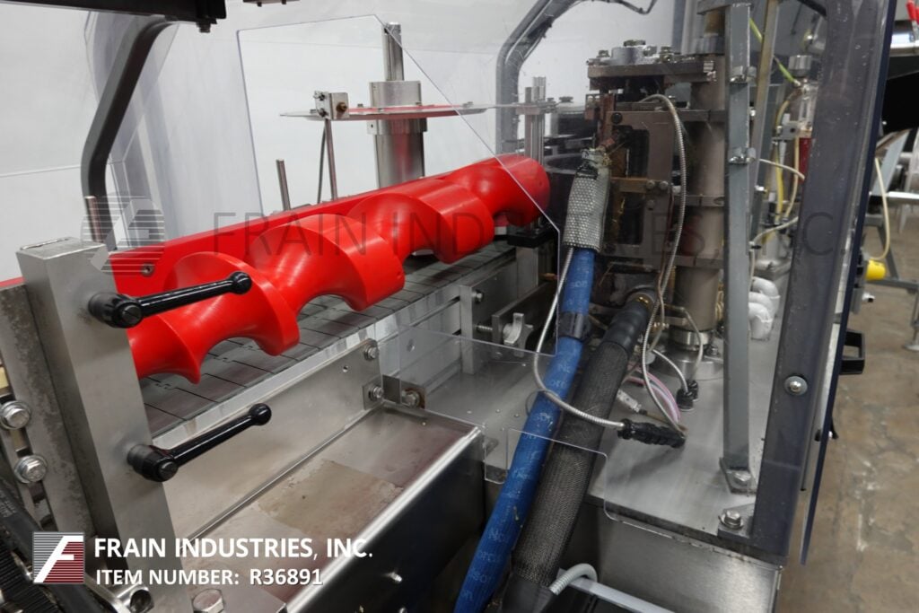 Trine #4650, Stainless steel, roll fed, hot melt glue labeler designed to apply full or partial wrap labels - Image 2