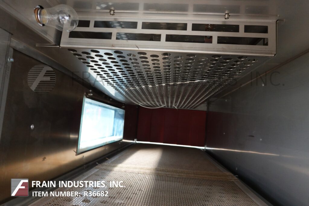 Arpac #VT122272, inline shrink tunnel rated, mounted on height adjustable legs with casters - Image 2