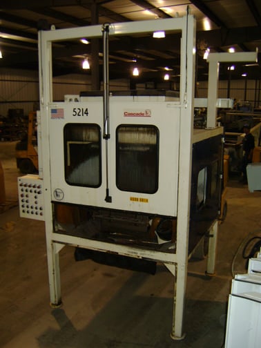 170.7" x 137.2" x 178" Iowa Engineered Processes #550-2800, Cascade Deburring and Cleaning Machine System - Image 2