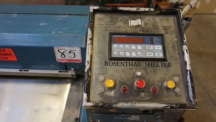 60" Rosenthal #WA-S-5-HUBZEVAA, sheeter with razor slitting - Image 3