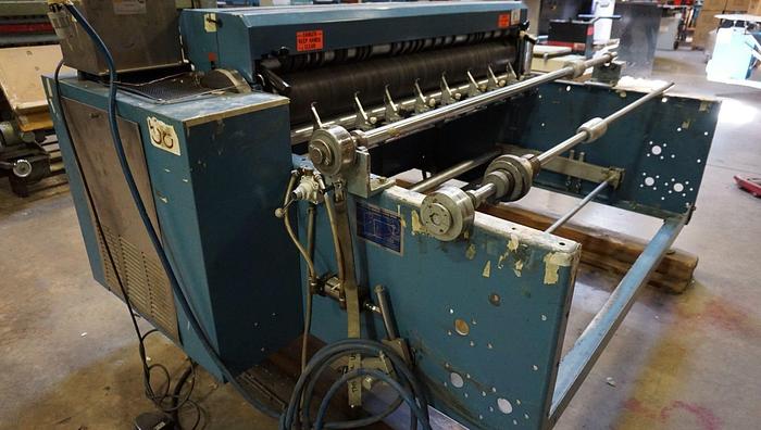 60" Rosenthal #WA-S-5-HUBZEVAA, sheeter with razor slitting - Image 5