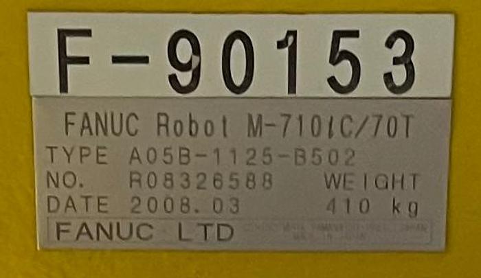 Fanuc, m- 710ib/70t, 5-Axis gantry robot system, R30iA Control, 70 Kg, 1900mm H-reach, 2008 - Image 4