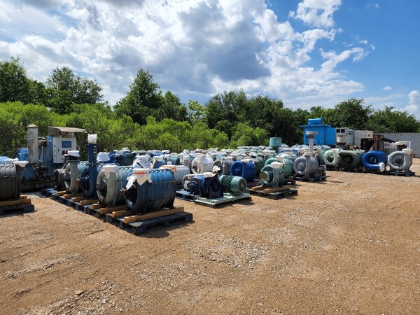 3500 scfm @ 12 psi, Hoffman Gardner Denver #384, centrifugal blower, 1-10 stage - Image 4