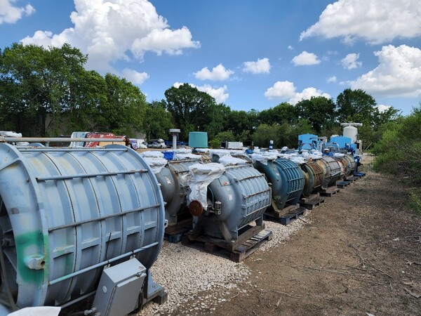 3500 scfm @ 12 psi, Hoffman Gardner Denver #384, centrifugal blower, 1-10 stage - Image 8