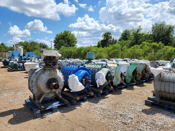 3500 scfm @ 12 psi, Hoffman Gardner Denver #652, centrifugal blower, 1-10 stage - Image 2