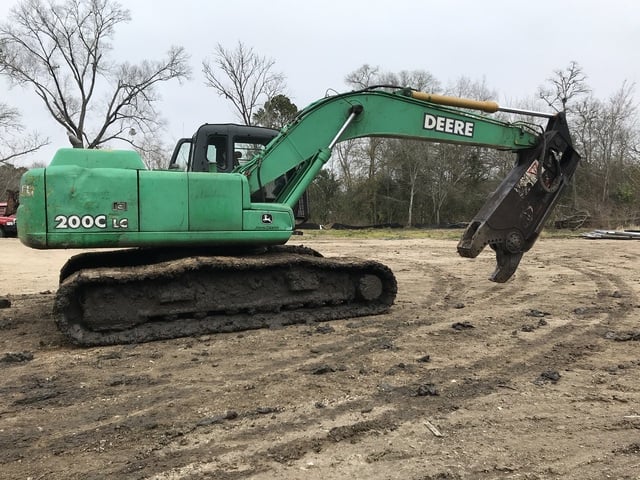 John Deere #200C, w/Labounty Shear, 7600 Hours, MSD 2000 Shear, new engine - Image 2