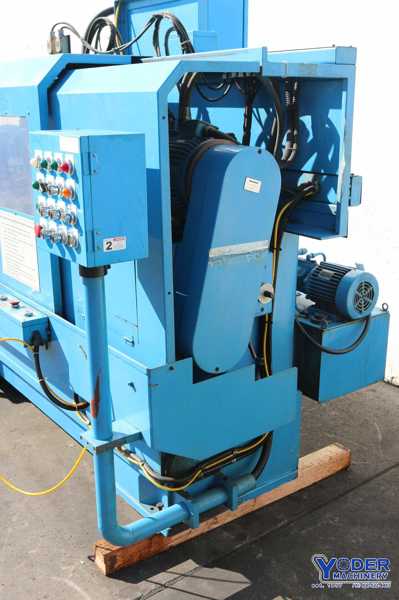 12" x 36" Nittoku #1000, twin spindle facing & centering machine, digital read out, 1990, #71045 - Image 4