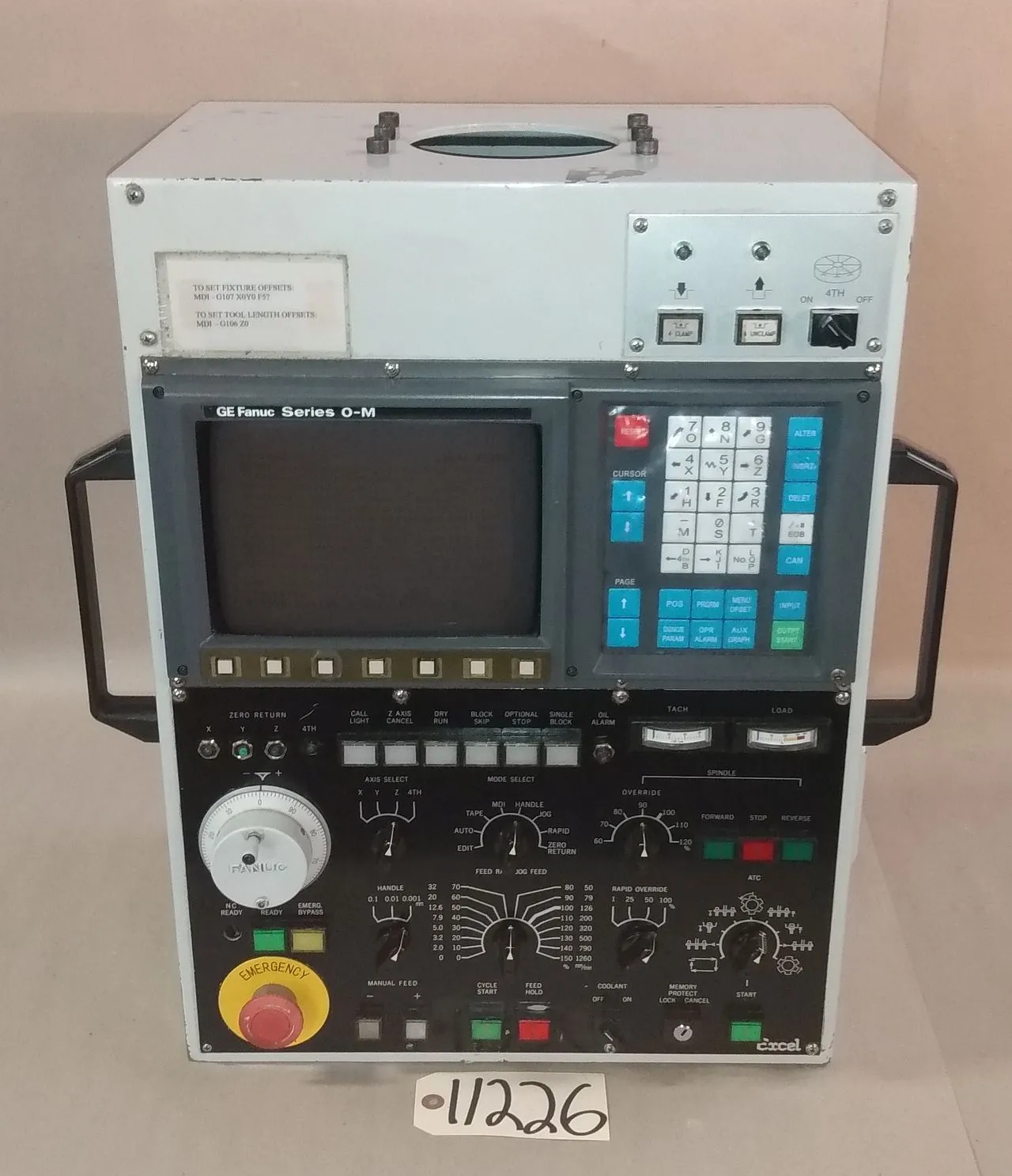 General Electric Fanuc No. OM control console interface - Image 1