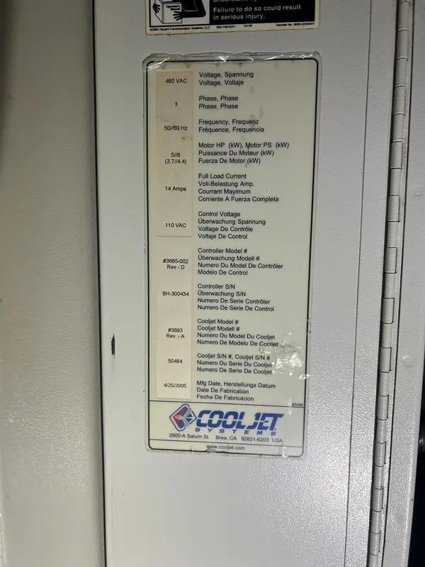 Cool jet high pressure coolant system - Image 5