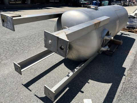 425 gallon Morfab, 304S/S Tank, 55 psi, DT/DB, 36 diameter X 96" straight side, S/N 14197,2011 - Image 4
