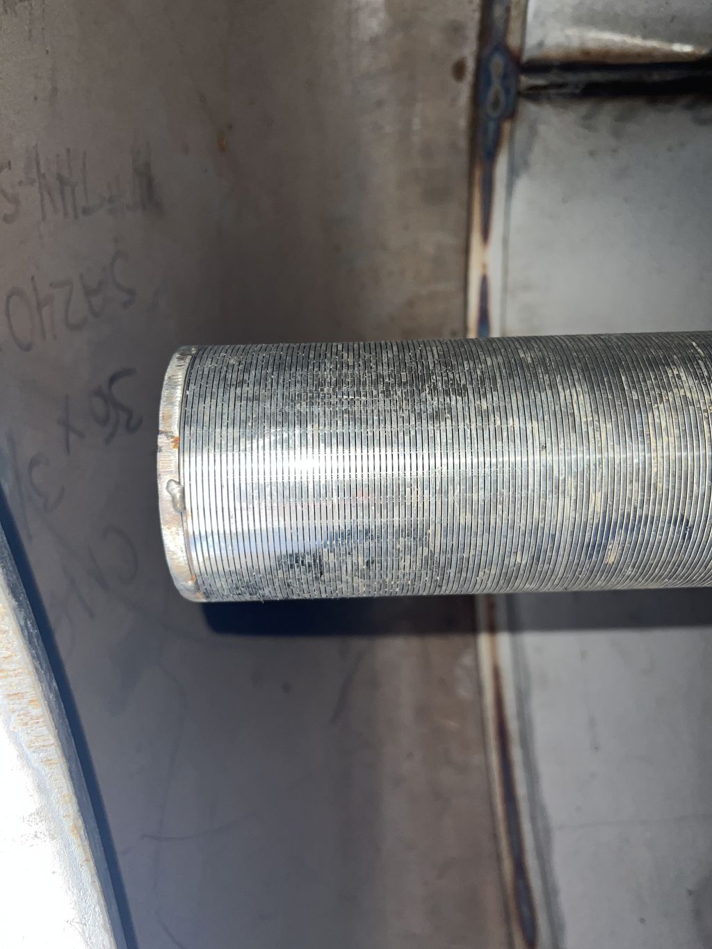 425 gallon Morfab, 304S/S Tank, 55 psi, DT/DB, 36 diameter X 96" straight side, S/N 14197,2011 - Image 9