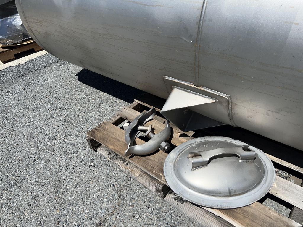 425 gallon Morfab, 304S/S Tank, 55 psi, DT/DB, 36 diameter X 96" straight side, S/N 14197,2011 - Image 10
