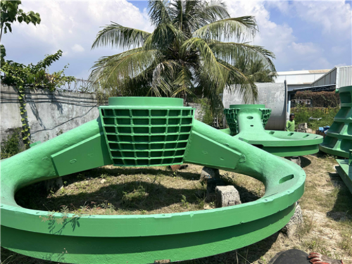 54" x 74" Kobe-Allis Chalmers gyratory crusher, flared bottom shell, #3K-BV01 - Image 6