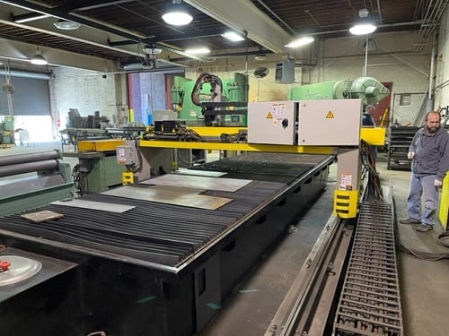 Esab #Combirex-DX3000, gantry style plasma cutting machine, 5' 6" x 21' 6", 3-Axis, 20' table, 1000 IPM - Image 5