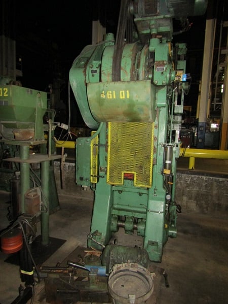 100 Ton, Minster #S1-100, SSSC press, 7" stroke, 18.5" Shut Height, 21" x 24" bed, 80 SPM, air clutch, 1965 - Image 1
