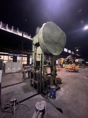 600 Ton, Erie #S1-600-42x48, SSSC press, 14" stroke, 36" Shut Height, 52" x 48" bed, 30 SPM, air clutch - Image 7