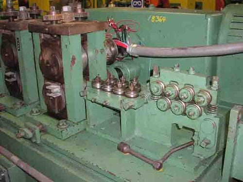 6" x 4" Tishken #ST2-C02, 2 stand tandem wire shaping & cutoff line - Image 2