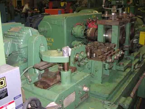 6" x 4" Tishken #ST2-C02, 2 stand tandem wire shaping & cutoff line - Image 3