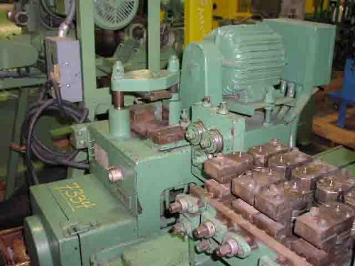 6" x 4" Tishken #ST2-C02, 2 stand tandem wire shaping & cutoff line - Image 5