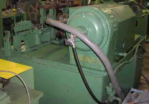6" x 4" Tishken #ST2-C02, 2 stand tandem wire shaping & cutoff line - Image 6