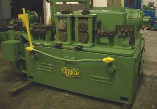 6" x 3-1/2" Tishken #vSTR-30-002-HWA, wire flattening & cutoff, 7 horizontal & 7 vertical straightener, 125 - Image 1