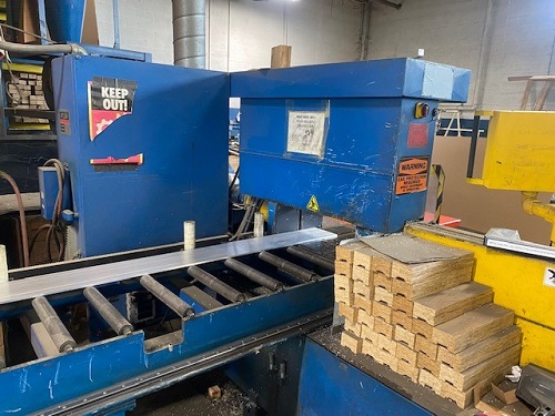 24" x 8" Metlsaw #CS216-T8, non-ferrous precision cold saw, 12' back gauge, 500 FPM, 30 HP - Image 2
