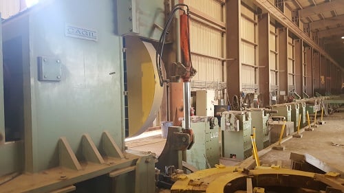 16" to 64" Cagil #EBM1640, single head pipe beveling machine, 18'-49.5' length, 492 FPM, pipe roll stand - Image 3