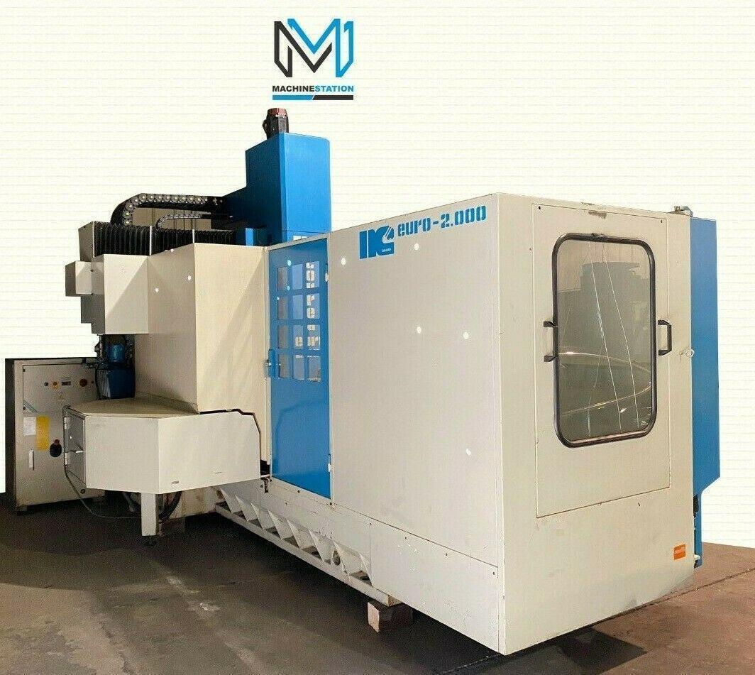 Nicholas Correa #Euro-2000, CNC vertical bridge mill, 24 side mount tool changer, 78.7" X, 49.2" Y, 25.6" Z - Image 4