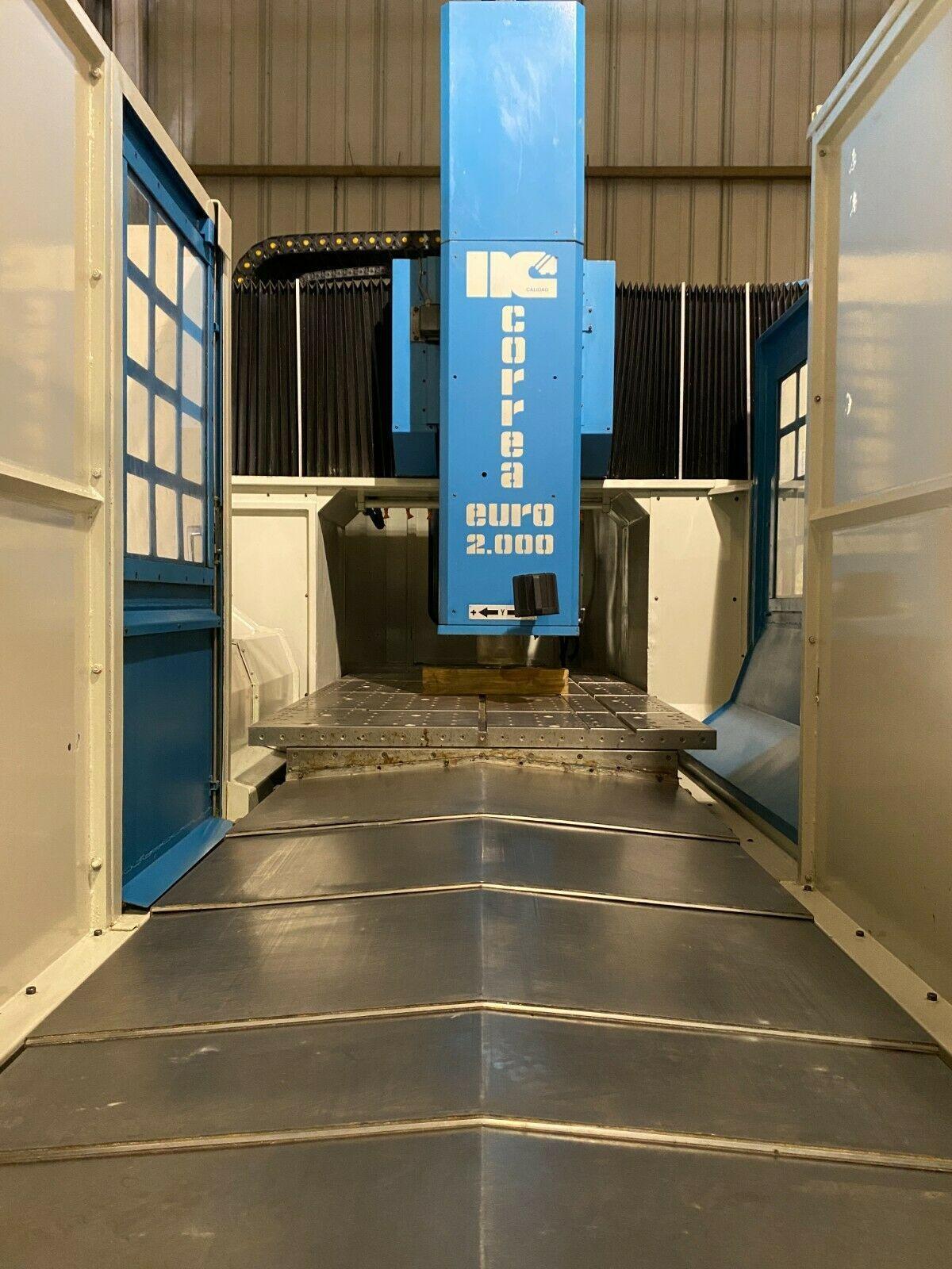 Nicholas Correa #Euro-2000, CNC vertical bridge mill, 24 side mount tool changer, 78.7" X, 49.2" Y, 25.6" Z - Image 5